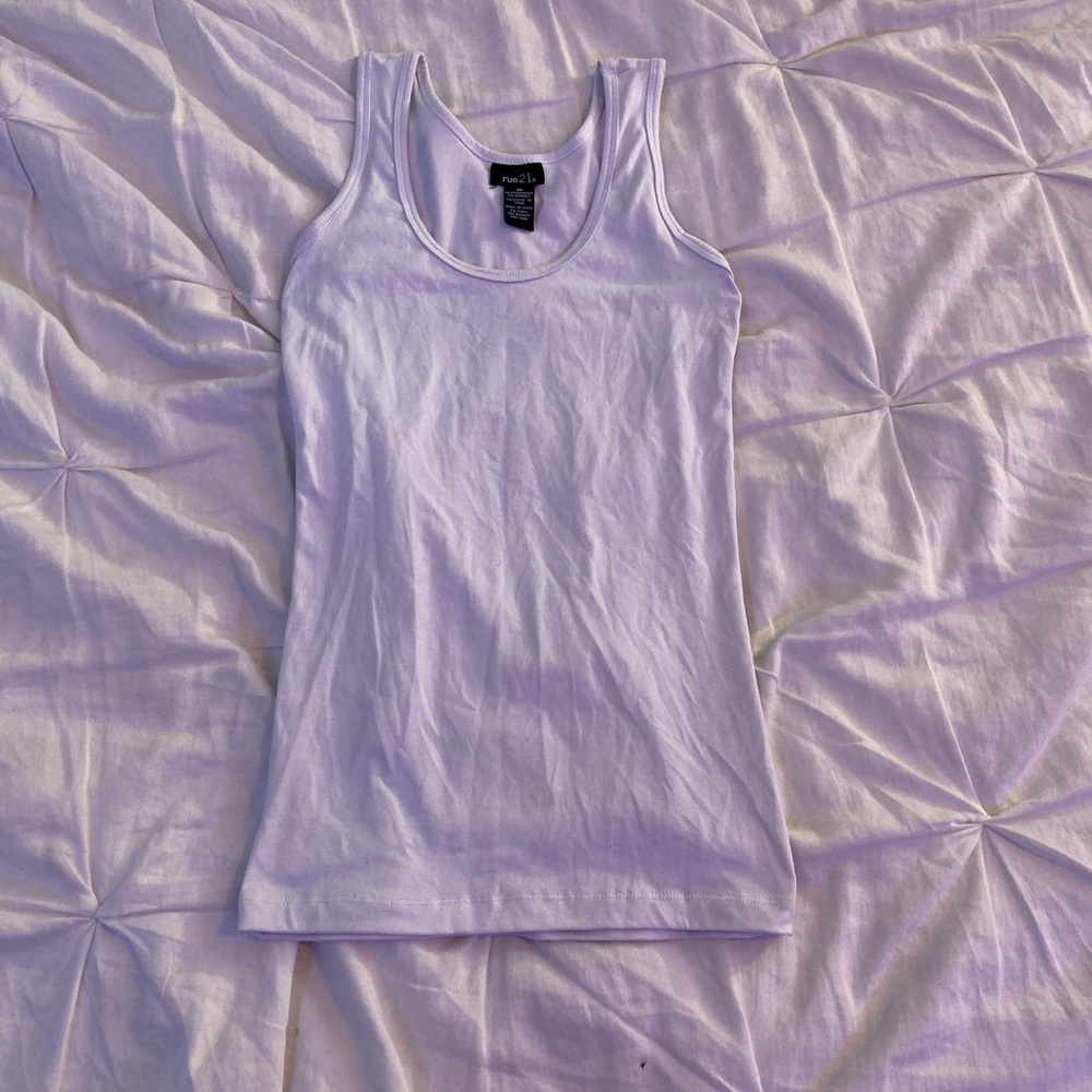 White tank top